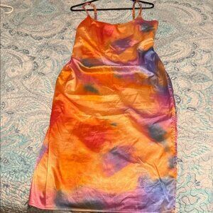 Wild Fable Multicolor Tie-Dye Dress